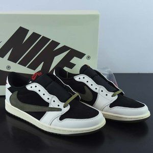 [AVAILABLE] Adult Youth Unisex Travis Scott Air Jordan I Low OG SP Olive